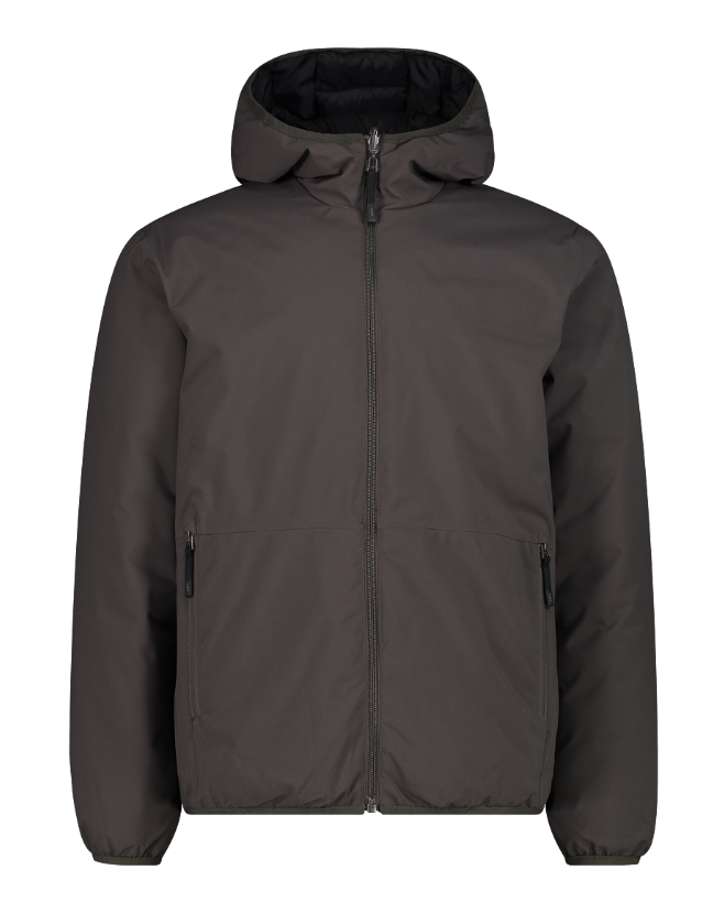 CMP MAN REVERSE JACKET FIX HOOD Herren Wendejacke